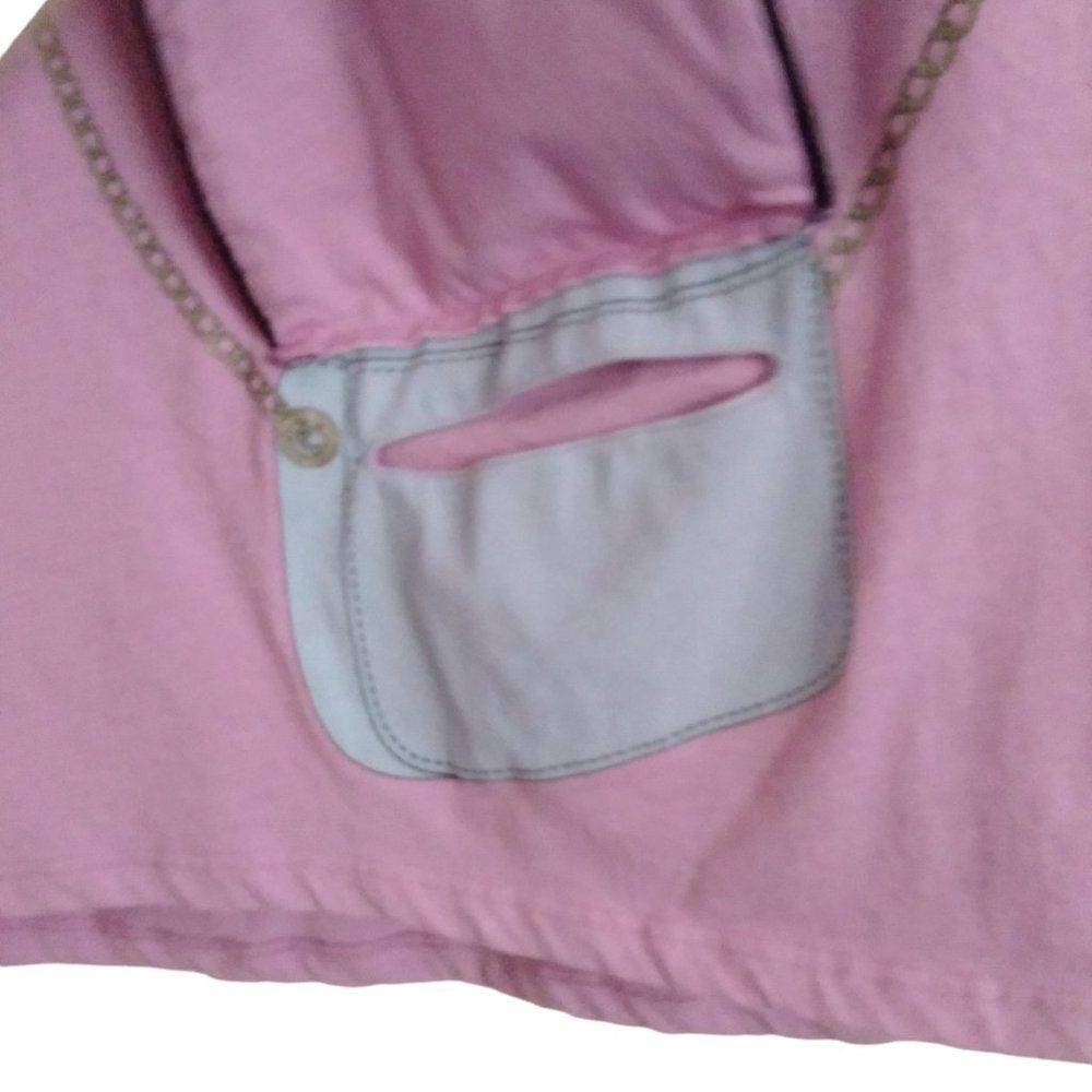 JESSICA SIMPSON COLLECTIBLE girls large flamingo purse pocket graphic tank - Picture 6 of 12